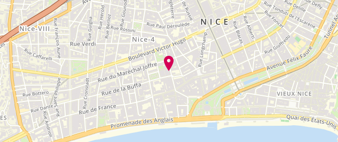 Plan de Boutique Nickyta Nice, 11 Rue Maccarani, 06000 Nice