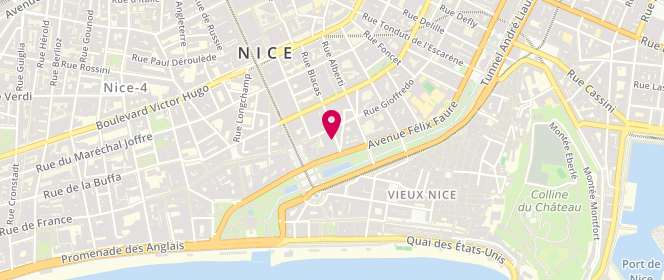 Plan de Running Conseil Nice, 3 Rue Chauvain, 06000 Nice