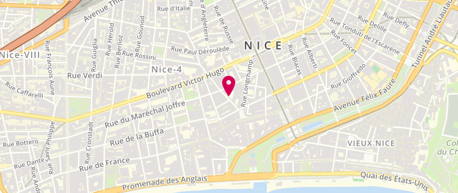Plan de K-Way Nice, 4 Rue Alphonse Karr, 06000 Nice