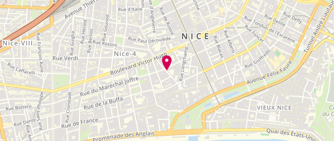 Plan de Des Petits Hauts, 8 Rue Alphonse Karr, 06000 Nice