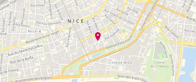 Plan de Lily White, 54 Rue Gioffredo, 06000 Nice