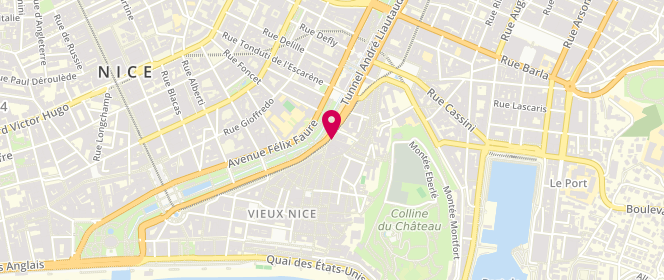 Plan de Naturtex, Boulevard Jean Jaurès, 06300 Nice