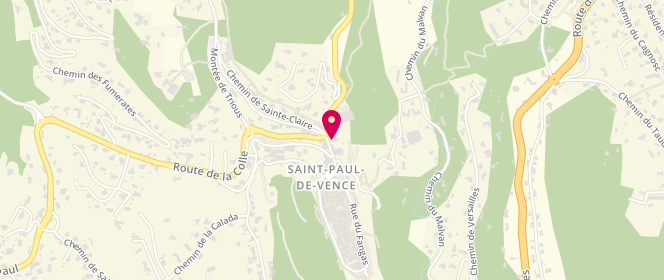 Plan de Platinium, 10 Route de Vence, 06570 Saint-Paul-de-Vence