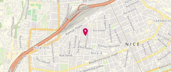 Plan de Kedestock, 34 avenue Georges Clemenceau, 06000 Nice