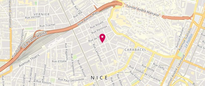 Plan de Everso Nice, 14 Avenue Notre Dame, 06000 Nice