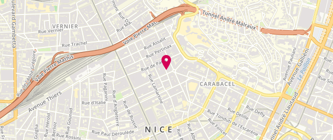 Plan de Le Bozar, 2 Rue Nièpce, 06000 Nice