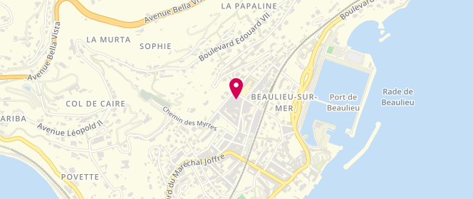 Plan de J'Ose, 18 Boulevard Marinoni, 06310 Beaulieu-sur-Mer