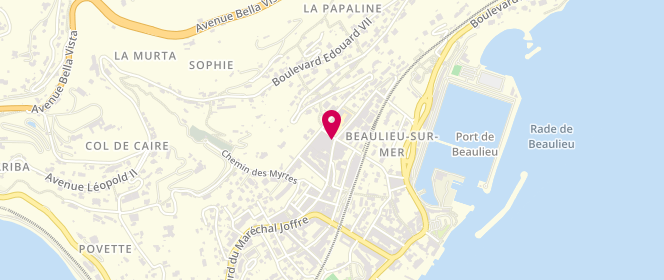 Plan de Epsilon, 18 Boulevard Marinoni, 06310 Beaulieu-sur-Mer