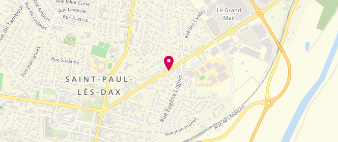 Plan de La Halle Aux Vetements, Mag 8464 Centre Ceredis
Boulevard Saint Vincent de Paul, 40990 Saint-Paul-lès-Dax