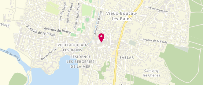 Plan de Quiksilver, 4 Grand Rue, 40480 Vieux-Boucau-les-Bains