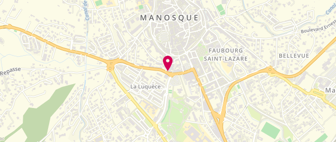 Plan de Les Frangines, 170 avenue du Majoral Raoul Arnaud, 04100 Manosque