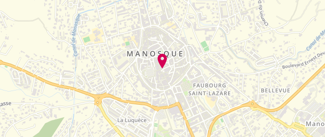 Plan de Camaieu, Place Saint Sauveur, 04100 Manosque