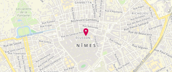 Plan de Archives Nimes, 5 Rue Saint-Castor, 30000 Nîmes