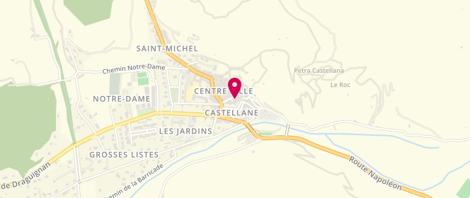 Plan de Le Fil d'Ariane, 36 Rue du Mitan, 04120 Castellane