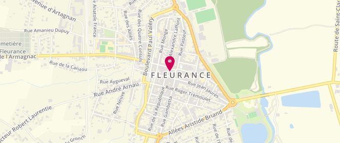 Plan de Serge Blanco, 21 Place de la République, 32500 Fleurance