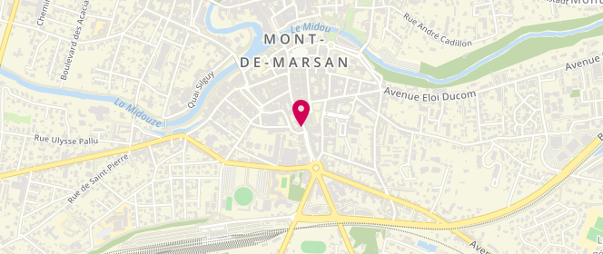 Plan de La Fée Maraboutée, 78 Rue Léon Gambetta, 40000 Mont-de-Marsan