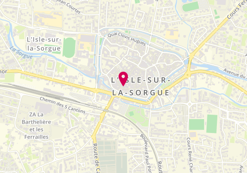 Plan de La Loge 55, 55 Rue Carnot, 84800 L'Isle-sur-la-Sorgue