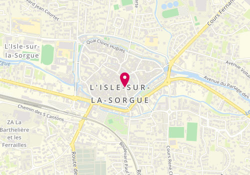 Plan de Boutique ZAZIE, 25 Rue de la République, 84800 L'Isle-sur-la-Sorgue