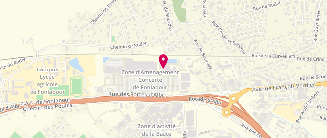 Plan de C&A, Zone Aménagement Fonlabour
1 Rue des Portes d'Albi, 81000 Albi