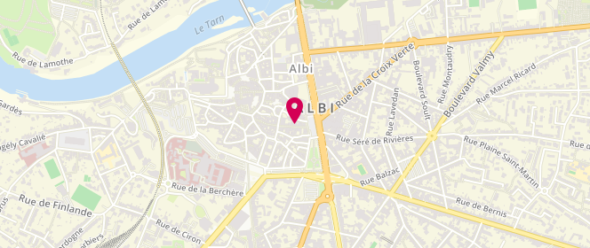Plan de Etam Lingerie, 8 Rue de l'Hôtel de Ville, 81000 Albi