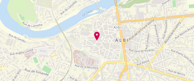 Plan de L'Alternative française, 13 Rue Sainte-Cécile, 81000 Albi