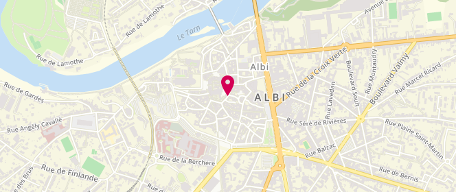Plan de L'Appart, 16 Rue Peyrolière, 81000 Albi