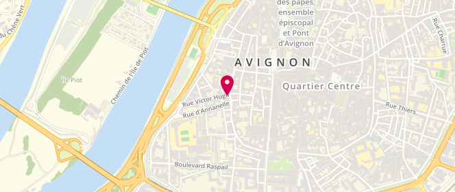 Plan de Coppelia, 42 Rue Joseph Vernet, 84000 Avignon