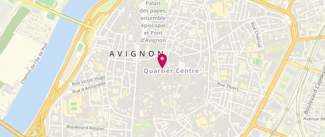 Plan de Couleurs d'Ailleurs, 8 Rue des Fourbisseurs, 84000 Avignon