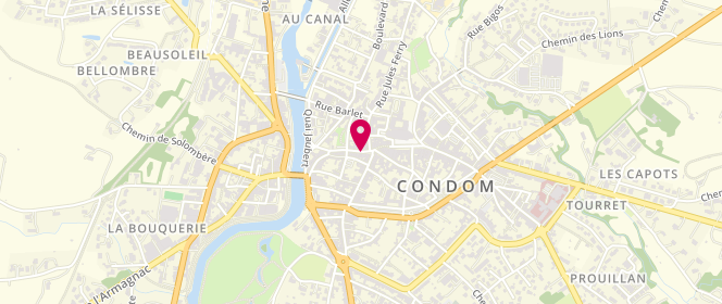 Plan de Les dessous de Gabrielle, 27 Rue des Armuriers, 32100 Condom