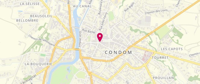 Plan de GIMENES Honorine, 3 Rue Charron, 32100 Condom