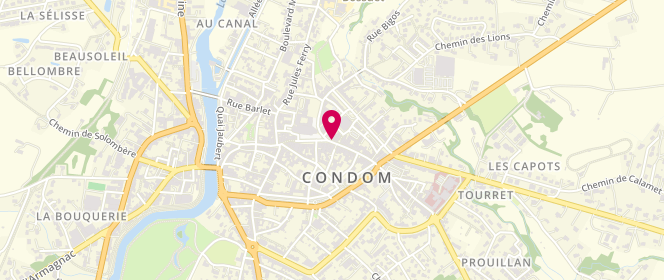 Plan de Au Bonheur des Dames, 10 Rue Gambetta, 32100 Condom