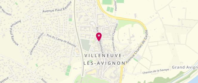 Plan de ANESTAY Mireille, 51 Rue de la République, 30400 Villeneuve-lès-Avignon