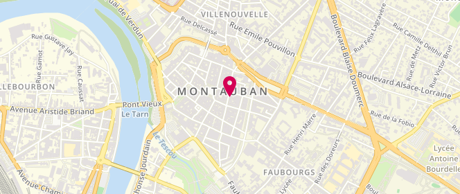 Plan de Antonelle, 25 Bis Rue de la Résistance, 82000 Montauban