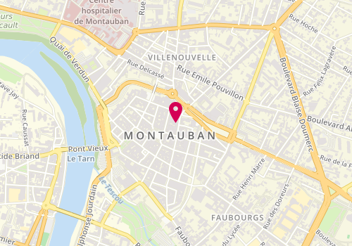 Plan de Bacchini, 16 Rue de la Résistance, 82000 Montauban