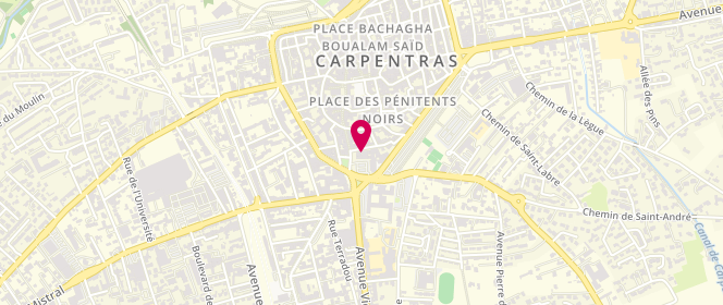 Plan de La Boutique de Chris, 147 Rue Vieil Hôpital, 84200 Carpentras