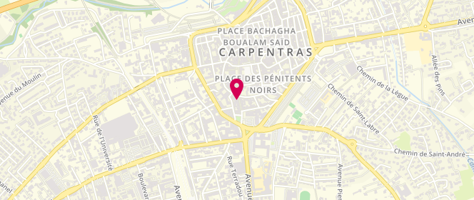 Plan de ABMS Diffusion Nikita, 76 Rue République, 84200 Carpentras