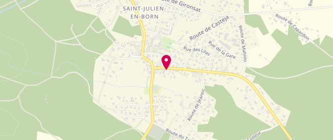 Plan de 40 Sud, 110 Route d'Uza, 40170 Saint-Julien-en-Born