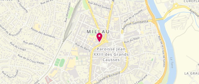 Plan de Devred, Place du Mandarous
1 avenue Jean Jaurès, 12100 Millau