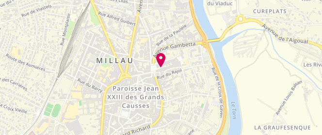 Plan de Mim, Espace
place de la Capelle, 12100 Millau