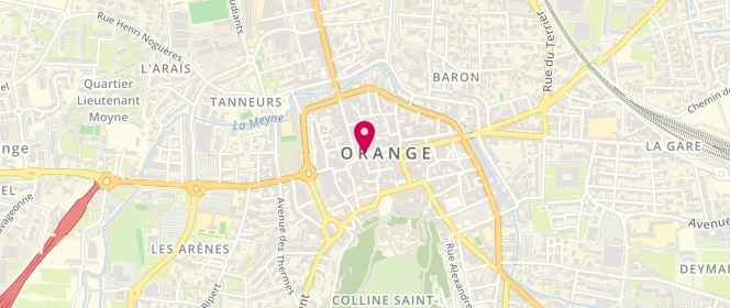 Plan de Saint-James, 9 Rue Saint-Martin, 84100 Orange