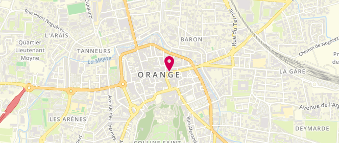 Plan de Sud Express, 10 Rue de la République, 84100 Orange