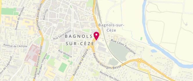 Plan de Monti Staff, 40 chemin du Bosquet, 30200 Bagnols-sur-Cèze