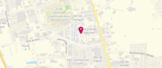 Plan de Le Petit Lapin Rouge, 6 Rue de Rigoulet, 47550 Boé