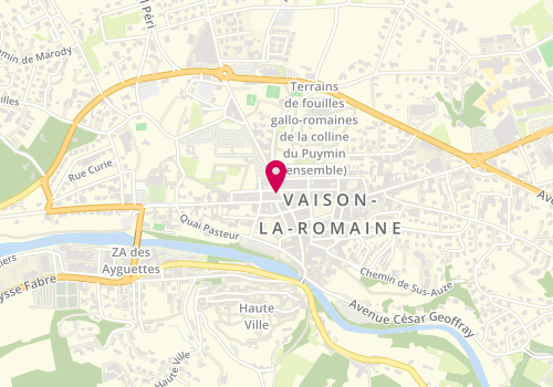 Plan de Amandine boutique, 5 avenue Général de Gaulle, 84110 Vaison-la-Romaine