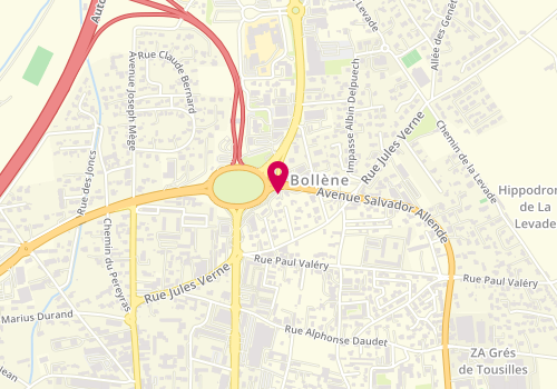 Plan de Zeeman, Rond-Point des Portes de Provence Avenue Jean Moulin, 84500 Bollène