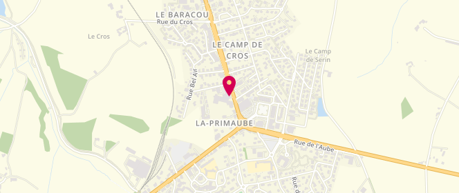 Plan de Carré de la Mode, 11 avenue de Rodez, 12450 Luc-la-Primaube