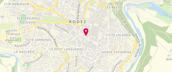 Plan de Alizé, 3 Rue Martyrs de la Résistance, 12000 Rodez