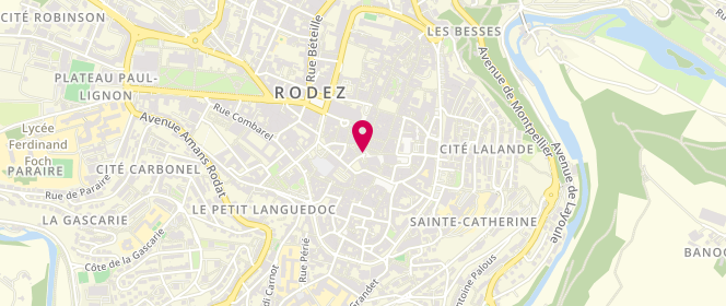 Plan de Boutique M.B, 8 place Charles de Gaulle, 12000 Rodez