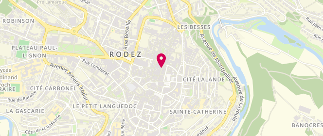 Plan de Majestic Boutic, 27 Rue Neuve, 12000 Rodez