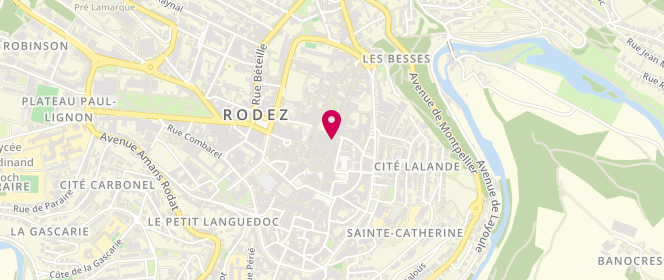 Plan de Boutique Serge Blanco, 29 Bis Rue Neuve, 12000 Rodez